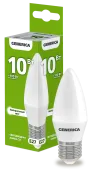 Лампа LED C35 свеча 10Вт 230В 4000К E27 GENERICA