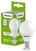 Лампа LED G45 шар 8Вт 230В 4000К E14 GENERICA