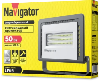 Прожектор LED 50Вт 14 145 NFL-01-50-4K-LED Navigator